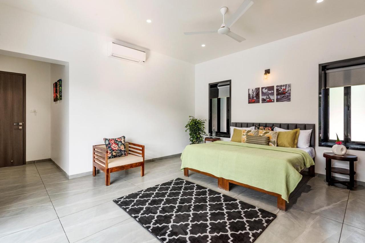Saffronstays Mayfair Gardens 4 Bedroom Petfriendly Pool Villa Alībāg Ngoại thất bức ảnh