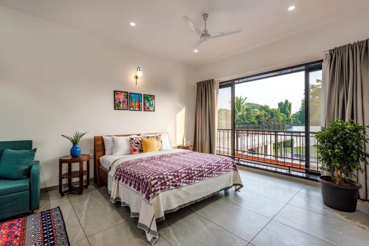 Saffronstays Mayfair Gardens 4 Bedroom Petfriendly Pool Villa Alībāg Ngoại thất bức ảnh