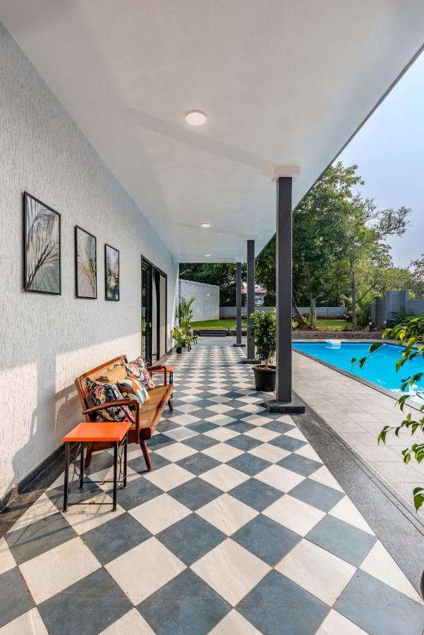 Saffronstays Mayfair Gardens 4 Bedroom Petfriendly Pool Villa Alībāg Ngoại thất bức ảnh
